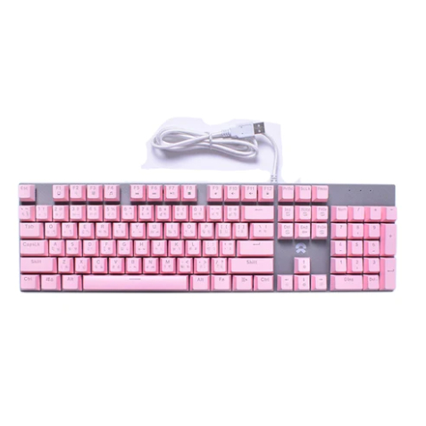 คีย์บอร์ด OKER GAMING KEYBOARD MIXED BACKLIT K428 (BLUE SWITCH)