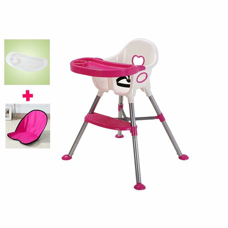เก้าอี้รับประทานอาหารทรงสูงปรับระดับได้ 3-in-1 Adjustable High Chair for Children