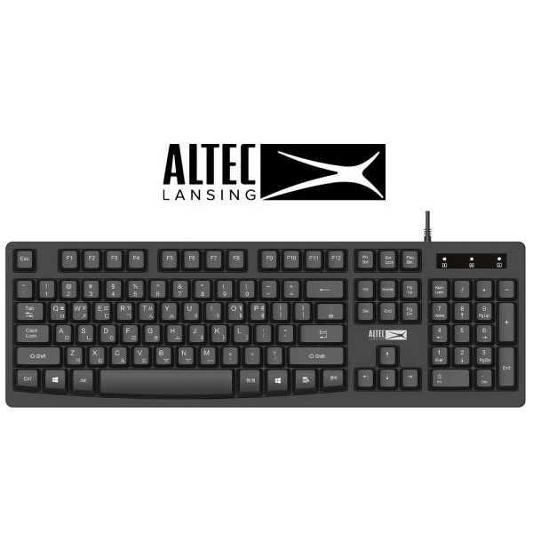 Altec Lansing Wired Keyboard ALBK6214 คีย์บอร์ด สำหรับทำงานออฟฟิต