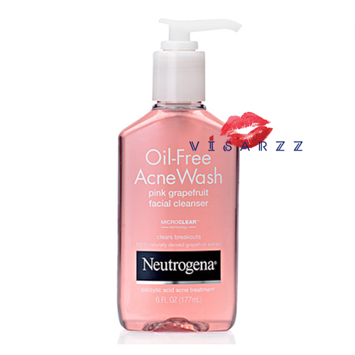 (โล๊ะสต๊อก) Neutrogena Oil-Free Acne Wash Pink Grapefruit Facial Cleansers 177mL ด้วย Microclear Technology ช่วยลดการอุดตันและการอักเสบของสิว พร้อมวิตามินซีช่วยเพิ่มความใสให้กับผิว