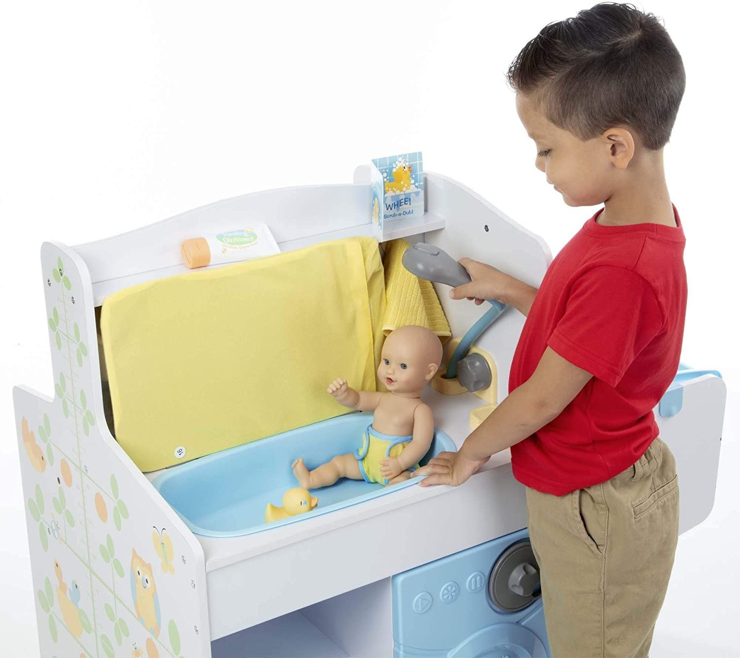 ชุดอุปกรณ์ดูแลเบบี๋จำลอง Melissa & Doug Mine to Love Baby Care Activity Center
