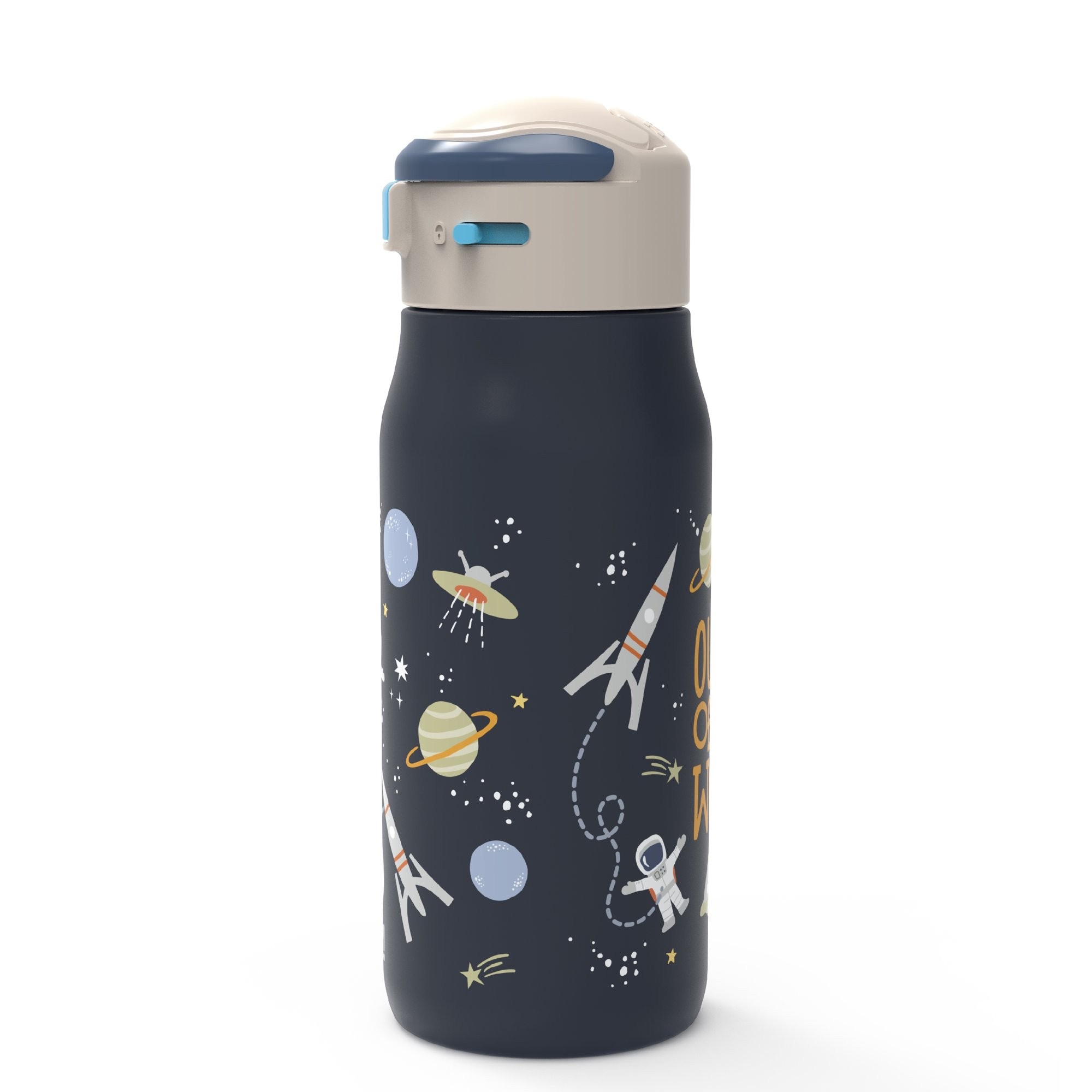 กระติกน้ำสเตนเลสรักษาอุณหภูมิ Zak! Outer Space Mesa Vacuum Insulated Stainless Steel 13.5 Oz Bottle