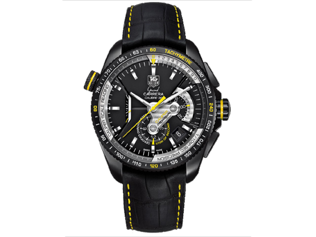 นาฬิกา Tag Heuer Grand Carrera Calibre 36 PVD เกรด Mirror สายหนังด้ายเหลือง สุดยอดแห่งนวัตกรรมขั้นเทพ