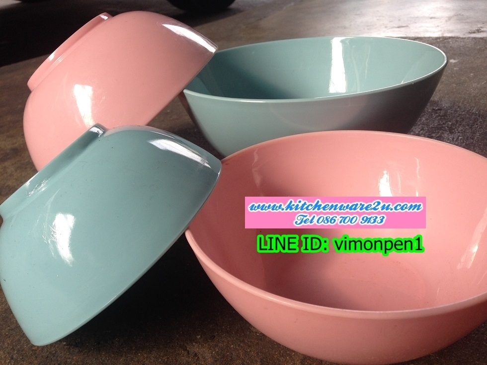 P10258 ชามพลาสติก ทรงโคมญี่ปุ่น 5 นิ้ว สีพื้น ใส่อาหารได้ ขายยกลัง (ราคาส่งต่อ 1 ลัง: 12 โหล: 144 ใบ:เฉลี่ย 125 บต่อโหล) ขายส่งทุกอย่าง 20 บาท