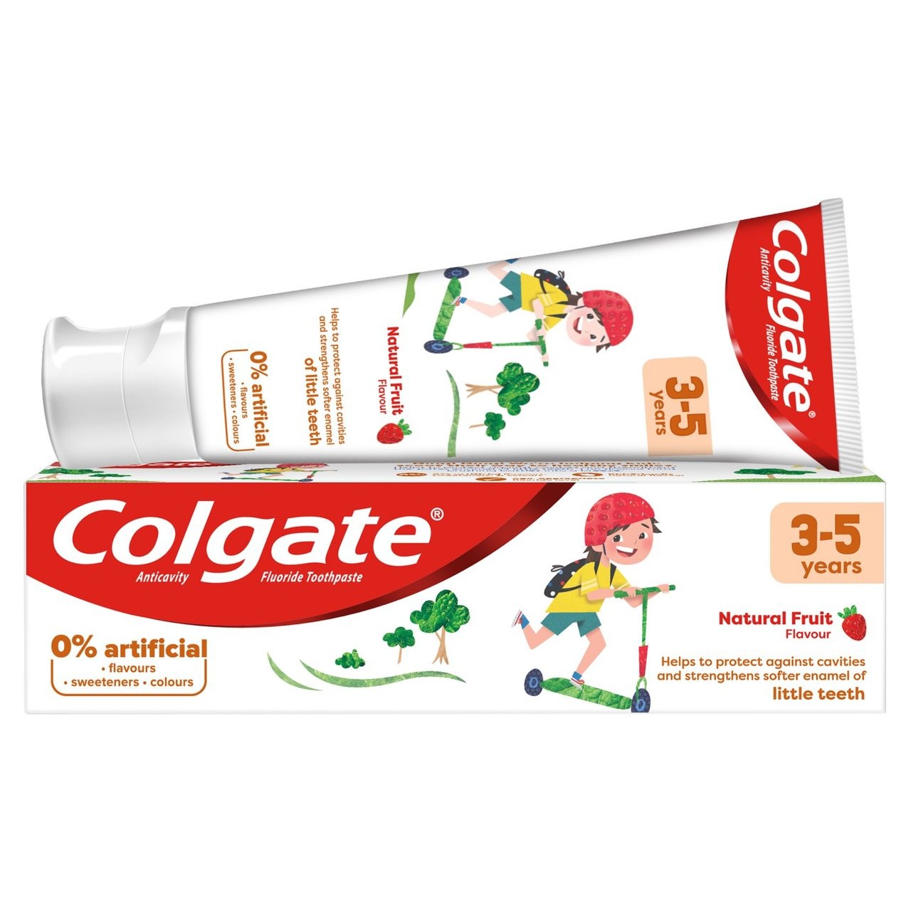 ยาสีฟันผสมฟลูออไรด์สำหรับเด็กเล็ก Colgate Kids Toothpaste 3-5 Years