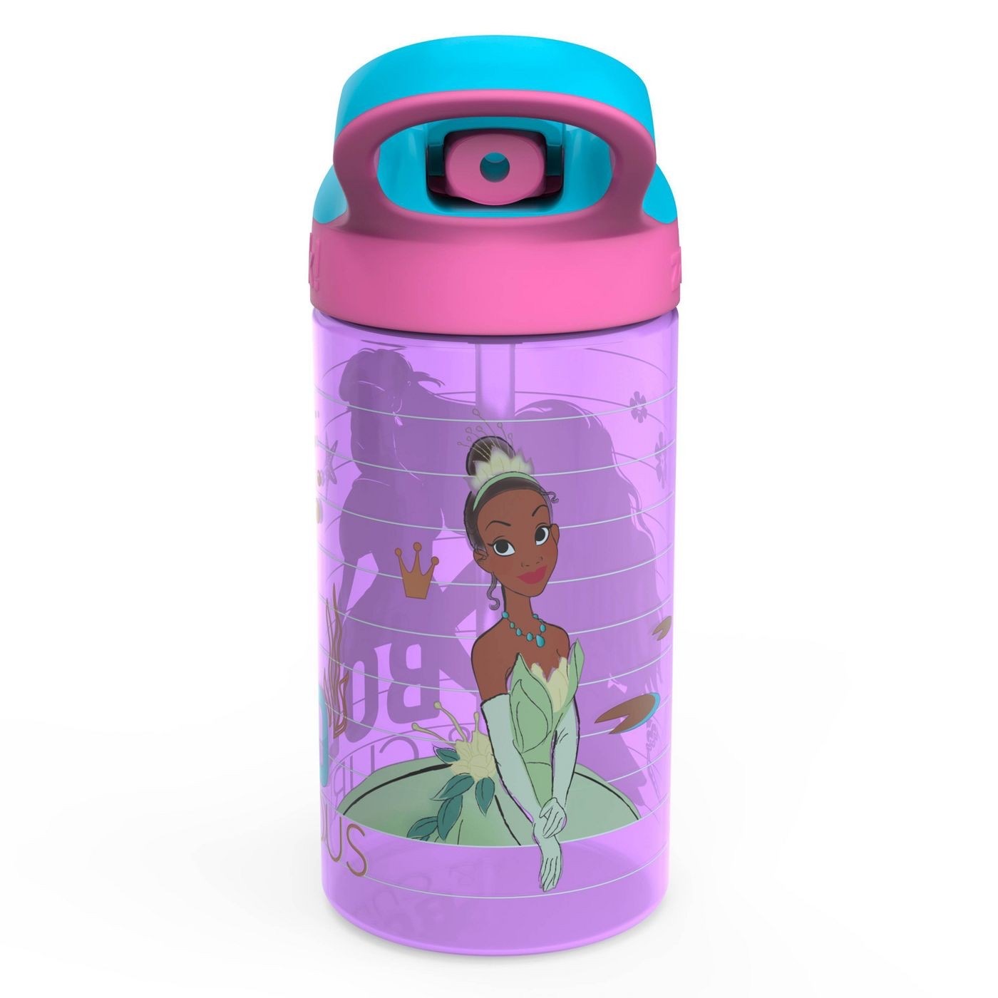กระติกน้ำพร้อมหลอดดื่มสำหรับเด็ก Zak! Disney Princess 16 Oz. Water Bottle (2-Pack)