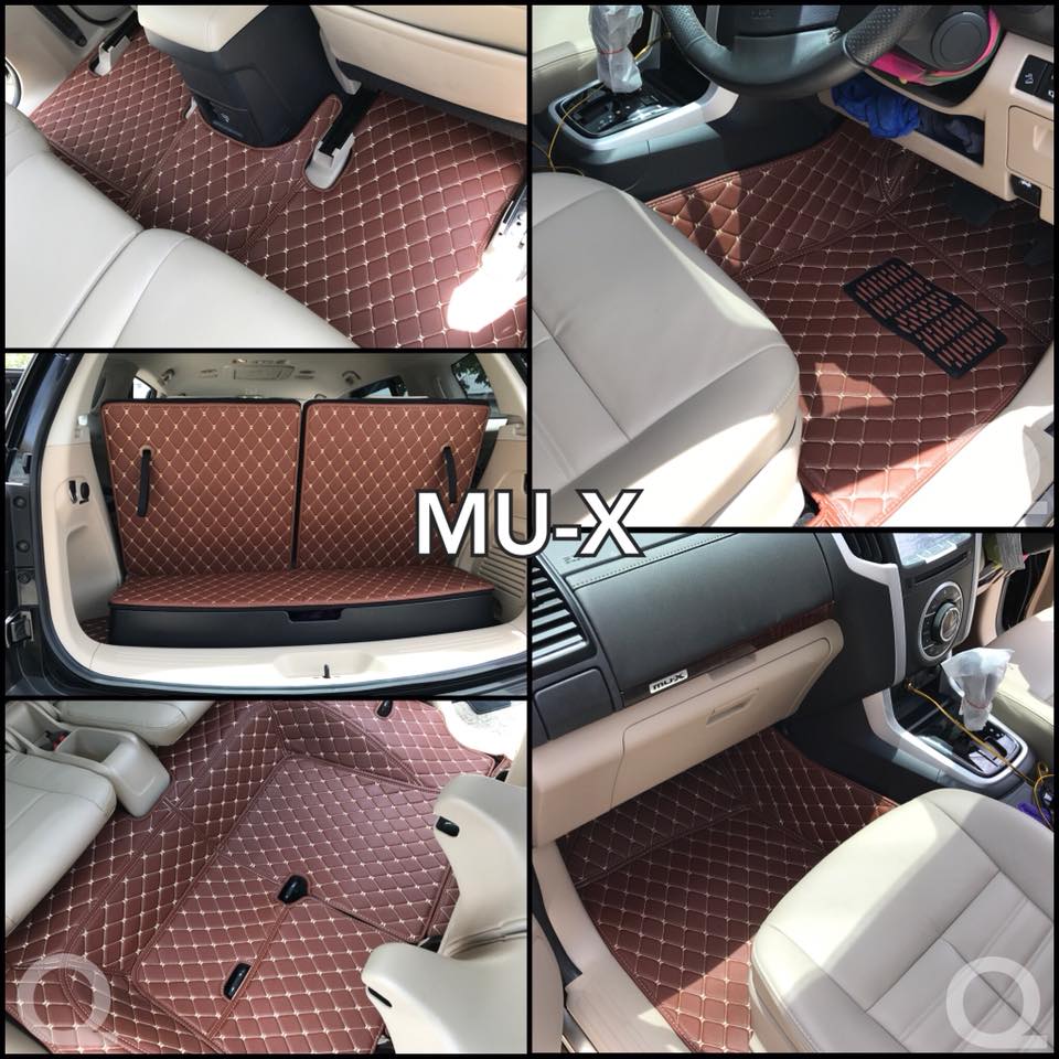 พรม6D พรีเมี่ยม MU-X รุ่นหนา แท้ ตรงรุ่น เข้ารูป พรมรถยนต์ ฟรีแถม3อย่าง