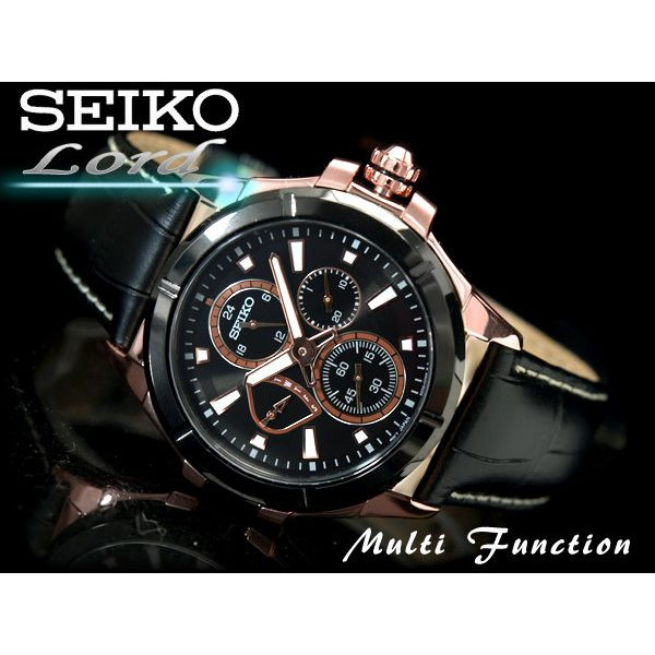 Seiko Analog Black Dial Men's Watch - SRL038P1