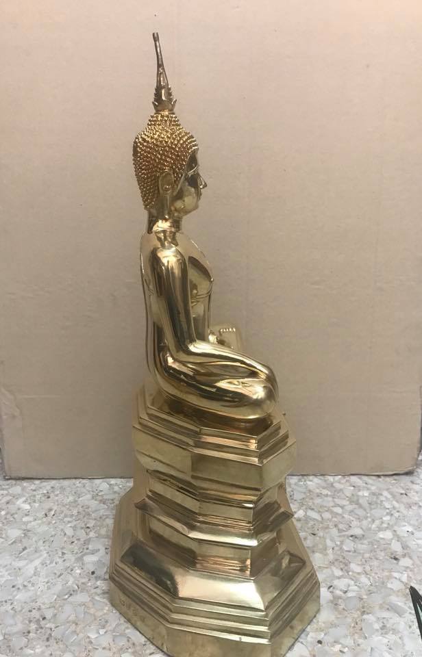 รูปหล่อ พระบูชา หลวงพ่อพระสุก รุ่นบารมีประสุก ปี2554 วัดศรีคุณเมือง จ.หนองคาย (หน้าตัก9นิ้ว สูง22นิ้ว)