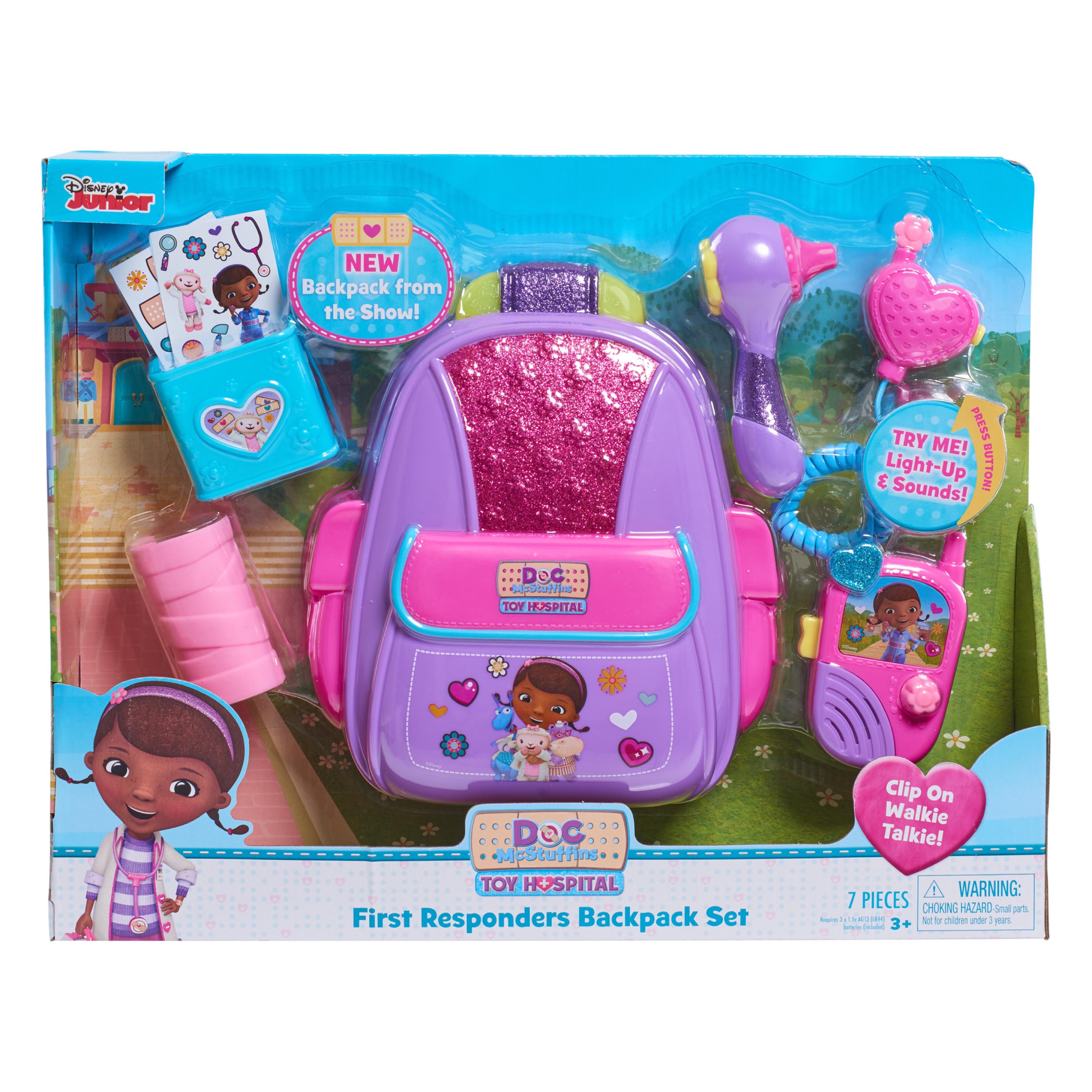 ชุดกระเป๋าหน่วยแพทย์ฉุกเฉิน Just Play Disney Junior Doc McStuffins First Responders Backpack Set