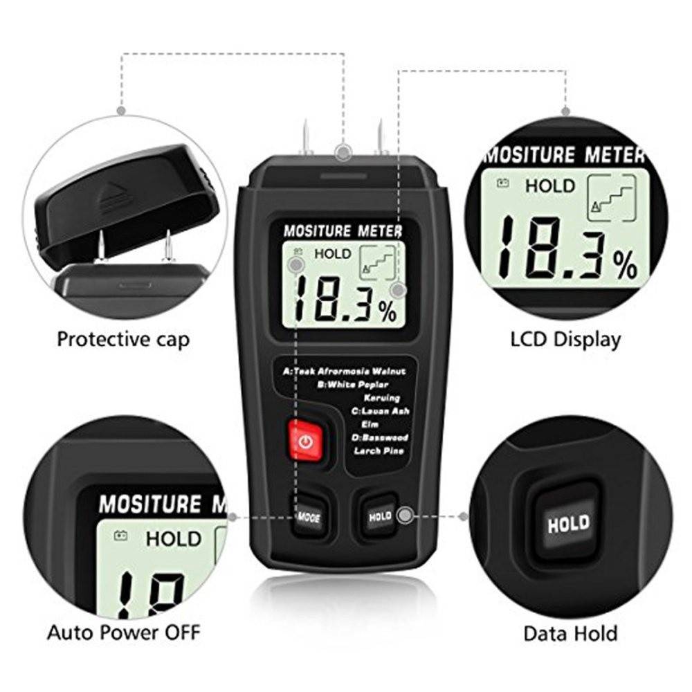 เครื่องวัดความชื้นถ่าน เครื่องวัดความชื้นถ่านอัดแท่ง เครื่องวัดความชื้นไม้ วัดความชื้นผนังปูน วัดความชื้นกระดาษ