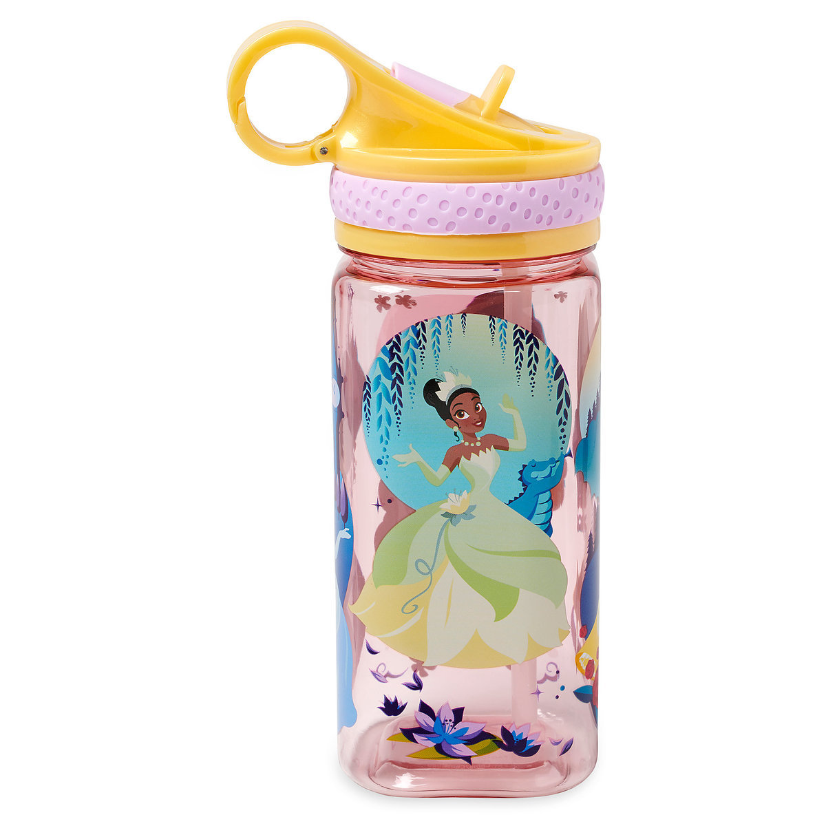 กระติกน้ำแบบหลอดดื่มสำหรับเด็ก Disney Water Bottle with Built-In Straw (Disney Princess)