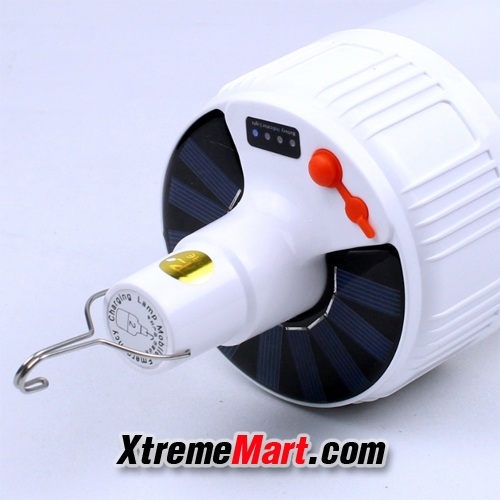 หลอดไฟโซล่าเซลล์ หลอดไฟฉุกเฉินโซล่าเซลล์ HL-V52 Solar Emergency Charging Lamp