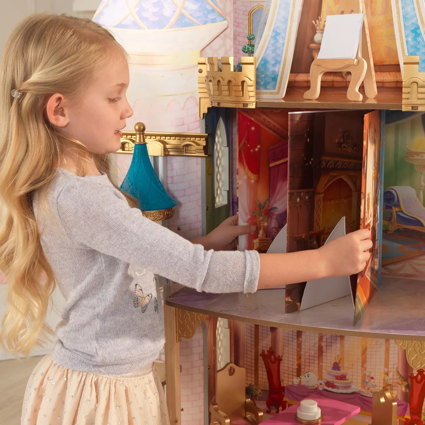 บ้านตุ๊กตาทรงปราสาทเจ้าหญิง KidKraft Disney Princess Royal Celebration Dollhouse