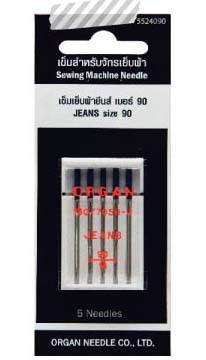 เข็มจักรเย็บผ้ายีนส์ เบอร์ 90
