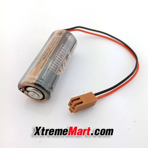 แบตเตอรี่ FDK FUJI CR8.LHC 3V 3000mAh (ขั้วน้ำตาล) CR17450SE BR-A Lithium Battery