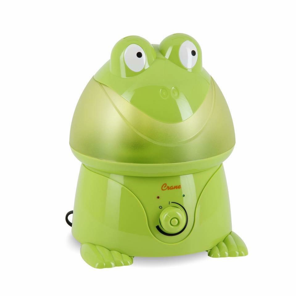 เครื่องสร้างความชื้นในอากาศ Crane USA รุ่น Adorable Ultrasonic Cool Mist Humidifier (Freddy the Frog)