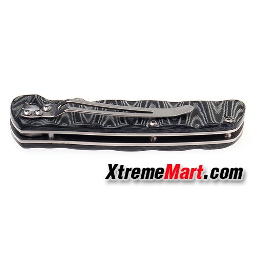 มีดพับ Enlan Bee L01-1 ด้ามจับลายคลาสิก ใบมีดสแตนเลส ระบบ Liner Lock Fine Folding Knife (สีดำ)