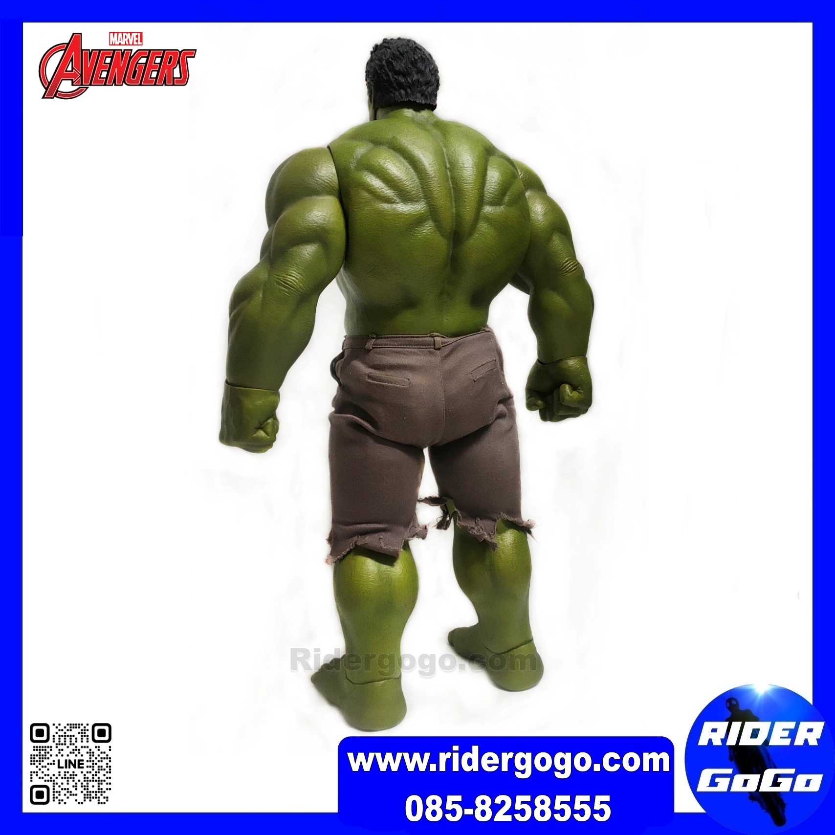 HOT TOYS : MMS-186 THE AVENGERS HULK 1/6 SCALE Limited Edition 16.5 inch