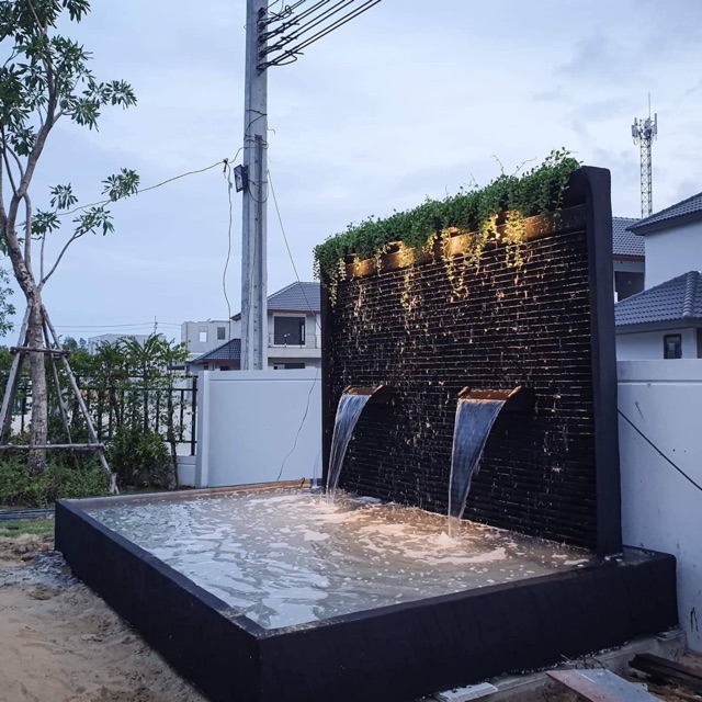 ม่านน้ำตกสำเร็จรูป พร้อมปั๊มน้ำ ราคาถูกที่สุด ม่านน้ำหินกาบ พระพิฆเนศ เสริมบารมี เสริมฮวงจุ้ย ติดตั้งฟรี กทม. และปริมณฑล