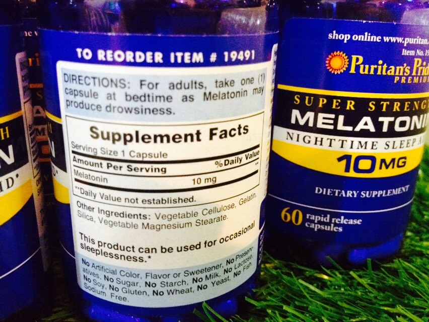 วิตามินจากอเมริกาPuritan's Pride Vitamin Melatonin10mg60เม็ดเพื่อช่วยให้นอนหลับได้ดีขึ้น คลายเครียด คลายกังวล ลดอาการไมเกรน ลดJet Lag Nighttime Sleep Aid Super Strength ฺBy Cherrynatshop