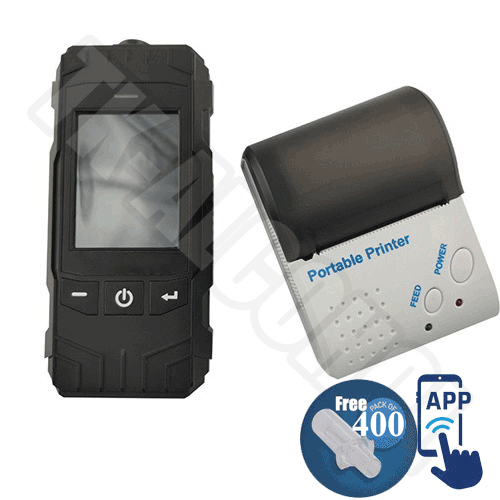 เครื่องเป่าแอลกอฮอล์ AT8801 + Printer + App Phone