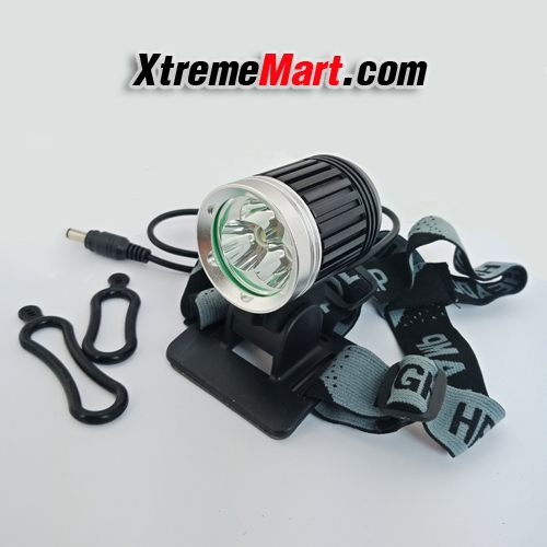 ชุดเซ็ตไฟฉายติดจักรยาน XML-T6 3 หลอด 2500ลูเมน bicycle light and headlight