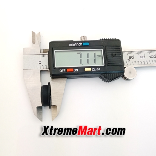 สวิตช์ยางท้ายสำหรับไฟฉาย สีดำ 16mm ใส่ไฟฉาย Convoy C8 , C8+ Silicone Tailcaps for Flashlights