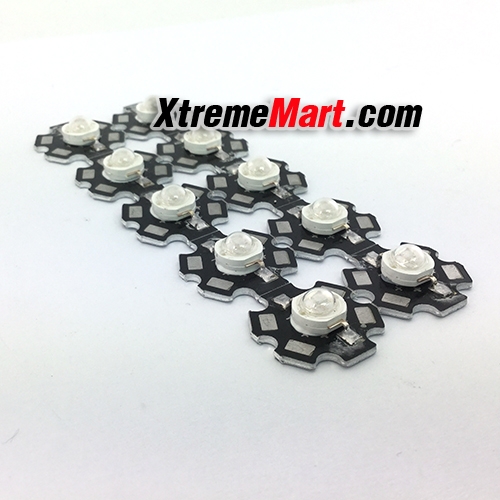 หลอด LED UV แสงสีม่วง 395-400nm 20mm 5W for Flashligh (หลอดละ)