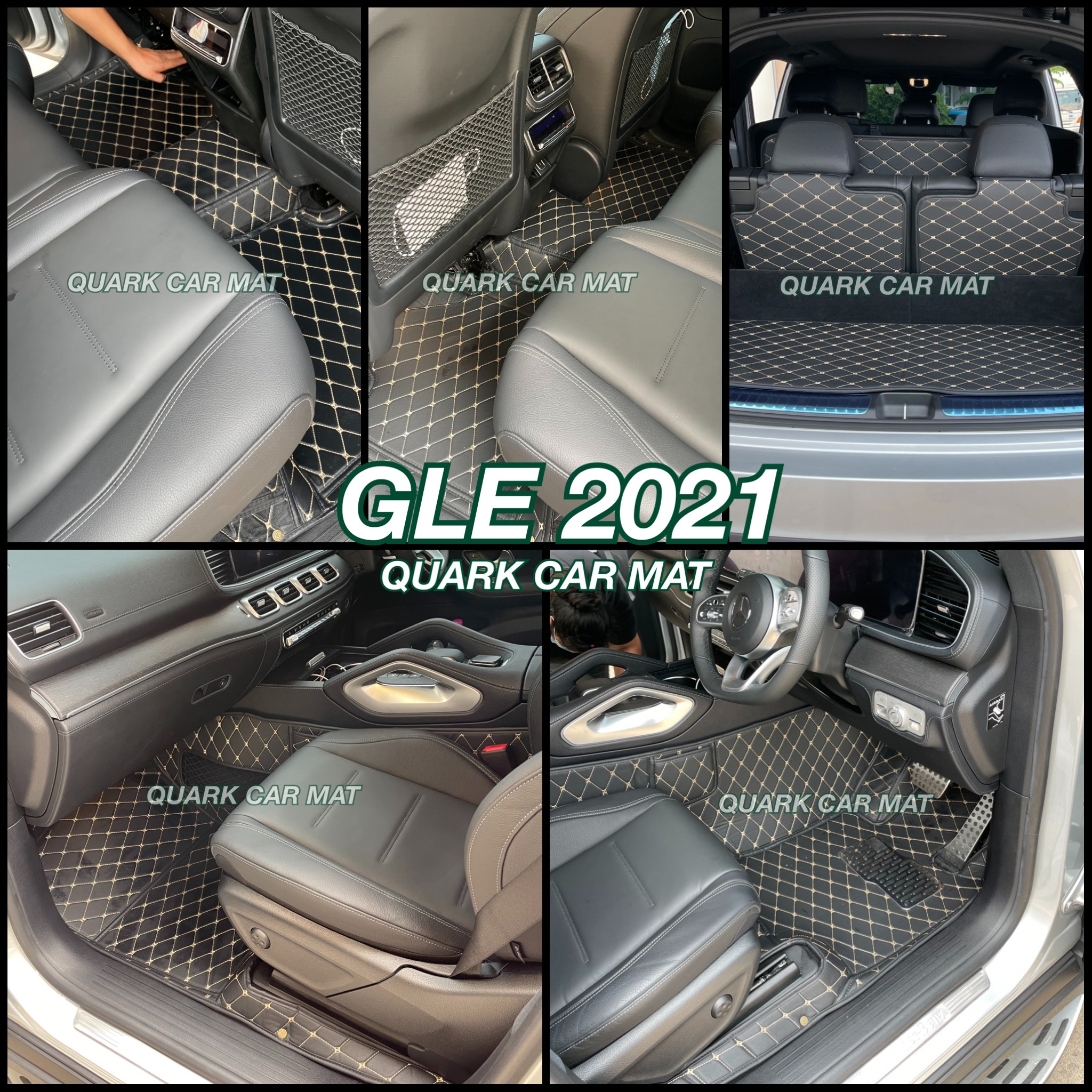 พรม6D พรีเมี่ยม BENZ GLE CLASS 2021 W167 รุ่นหนา แท้ ตรงรุ่น เข้ารูป พรมรถยนต์ ฟรีแถม3อย่าง
