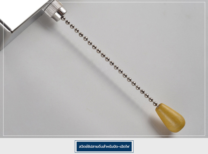 โคมไฟติดผนังโครงสีเงินโครเมี่ยมโป๊ะผ้าลินิน [BJ057]