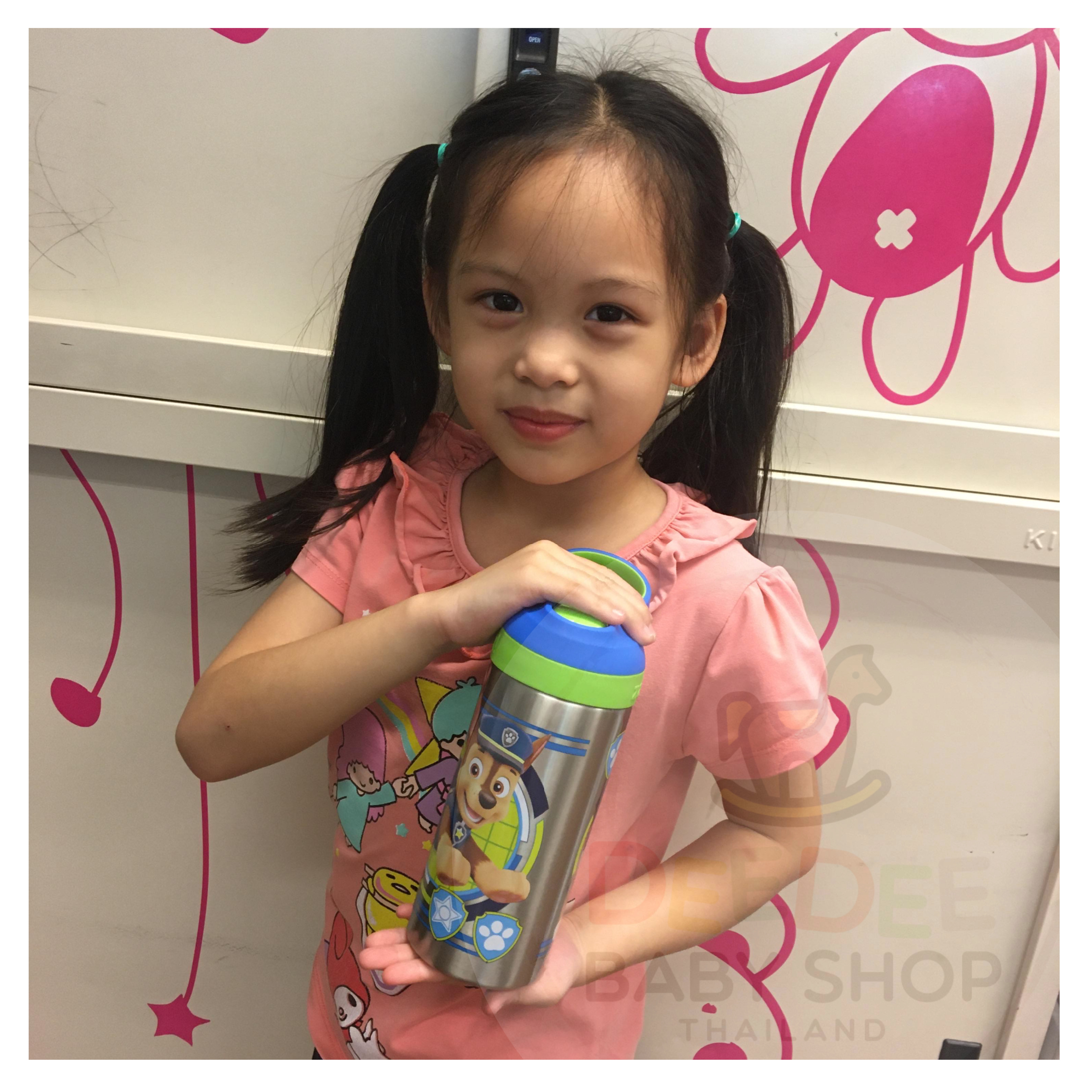 กระติกน้ำเสตนเลสสำหรับเด็ก Zak! Minecraft 19.5 Oz. Stainless Steel Water Bottle