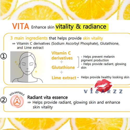 (1 แผ่น) Mediheal Vita Clear Ampoule Mask 25mL เมดิฮีลแผ่นมาส์กที่ช่วยให้ผิวดูกระจ่างใส เปล่งปลั่งมีชีวิตชีวา ด้วยอนุพันธ์วิตามินซี กลูตาไธโอน และสารสกัดจาก Lime