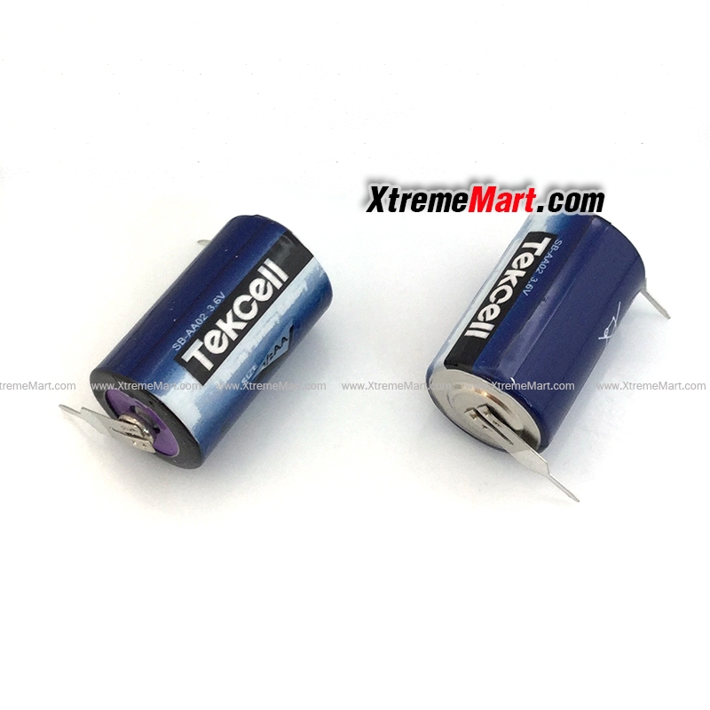 แบตเตอรี่ Tekcell 1/2AA 14250 (มีขา) BATTERIES - SB-AA02 3.6V 1200mah Lithium Battery