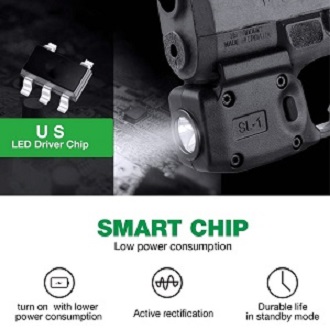 🇹🇭⫸ ไฟฉาย Warriorland SL-1 + ซองพกใน Kydex (Springfield Hellcat) Springfield Hellcat