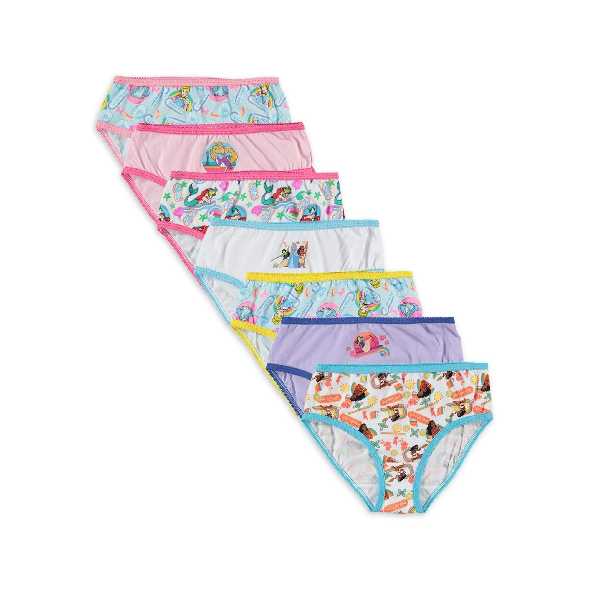 กางเกงชั้นใน Disney Princess Girls Classic Briefs Underwear ไซส์ 4,6,8