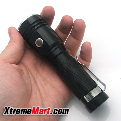 ชุดเซตไฟฉาย UltraFire รุ่น CREE PM-K6 9000LM 3 Mode LED Flashlight 1 x 18650