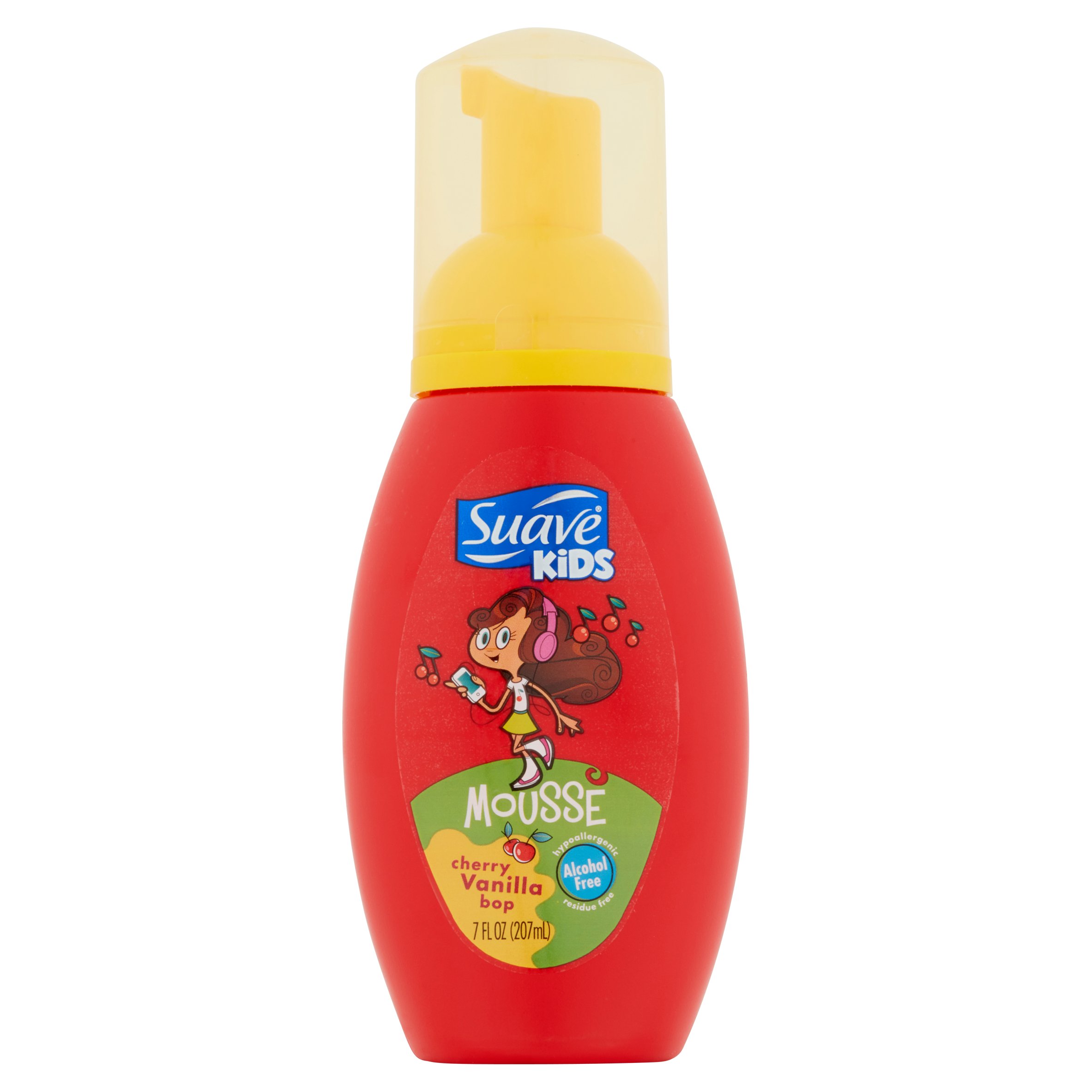 มูสจัดแต่งทรงผมสำหรับเด็ก Suave Kids Mousse Cherry Vanilla Bop