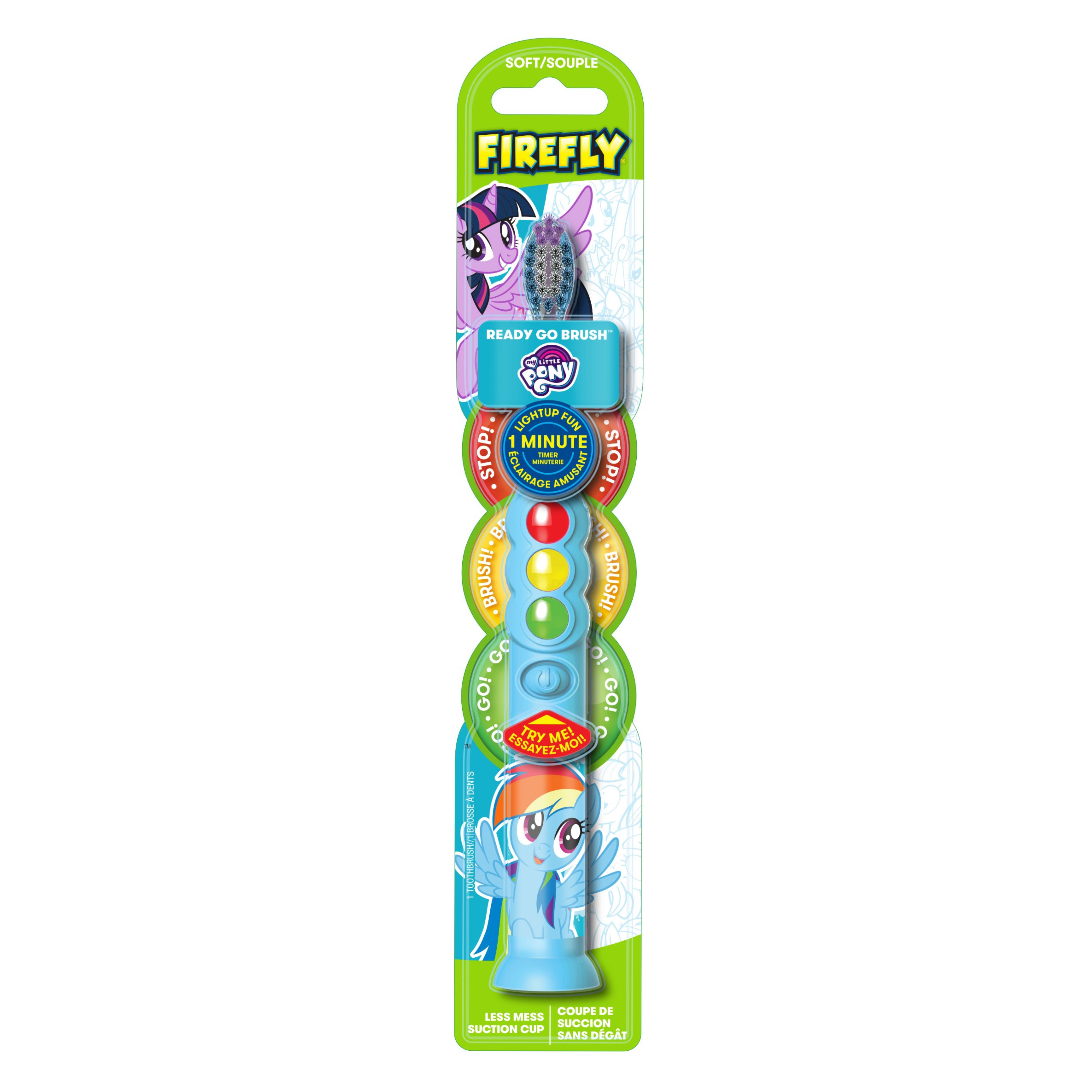 แปรงสีฟันพร้อมแสงไฟบอกเวลา FireFly My Little Pony READY GO BRUSH Lightup Timer Toothbrush (2021)