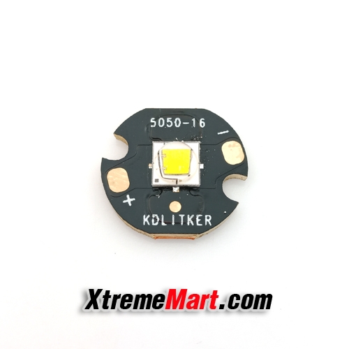 หลอด LED Luminus SST-40 N5 ขนาด 16mm แสงขาวอมเหลือง 5000K ฐานทองแดง