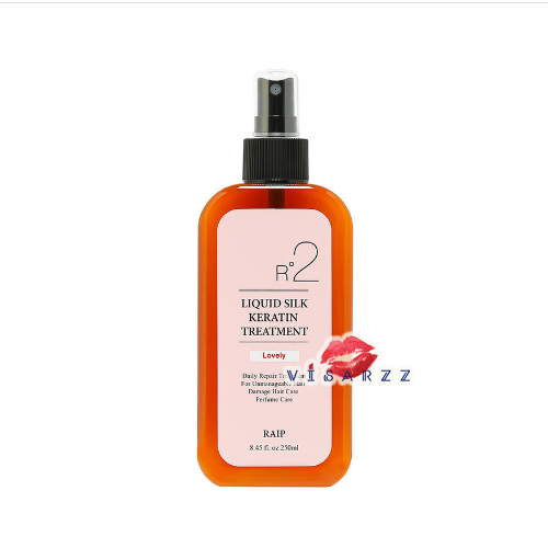 (#Lovely) Raip R2 Liquid Silk Keratin Treatment 250mL เคราตินบำรุงผมจากเกาหลี เนื้อบางเบา อ่อนโยน สกัดสเปรย์ใส่ผมได้อย่างทั่วถึง ไม่เหนียวเหนอะ ซึมเข้าบำรุงซ่อมแซมเกล็ดผมอย่างรวดเร็ว ใช้แล้วผมหอมนุ่ม ไม่แห้งเสีย แตกปลาย ไม่เปราะบางหรือพันกัน