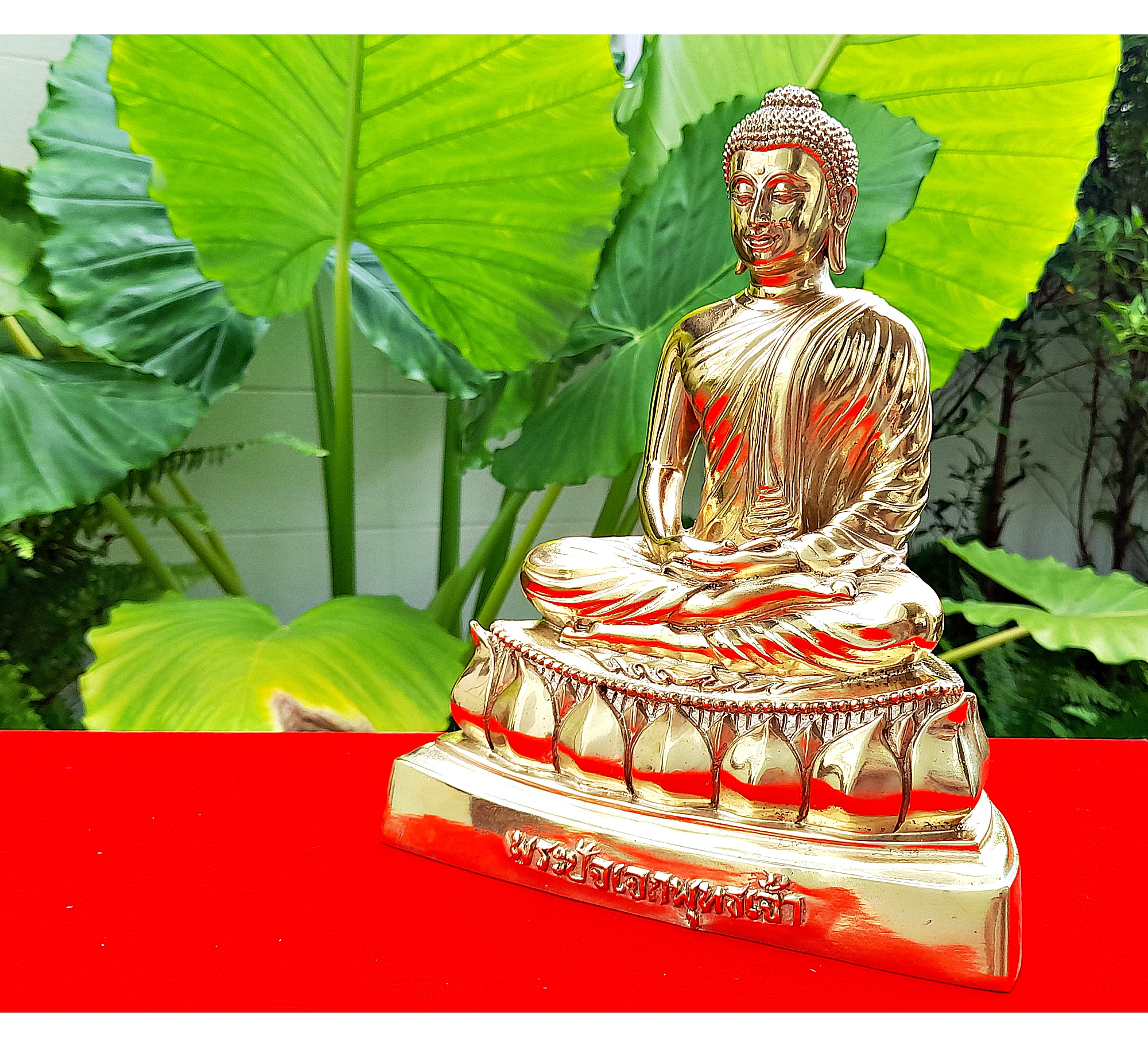 รูปหล่อ พระปัจเจกพุทธเจ้า (ขนาดตั้งบูชา หน้าตัก5นิ้ว ฐาน7นิ้ว สูง9นิ้ว) เนื้อโลหะ(ทองเหลืองผสมเนื้อเงินมหาสะท้อนที่หล่อองค์พระปัจเจกพระพุทธกเจ้าจากองค์จริงต้นฉบับ) ปี2564 #รับประกันแท้ #การันตีแท้ - ปลุกเสกโดย หลวงพ่อเล็ก วัดท่าขนุน