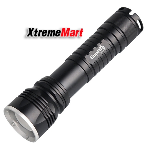 ชุดเซตไฟฉายซูม SUPFIRE F11-T 10W 1100 LM หลอด CREE XML2 (T6)(BLACK)
