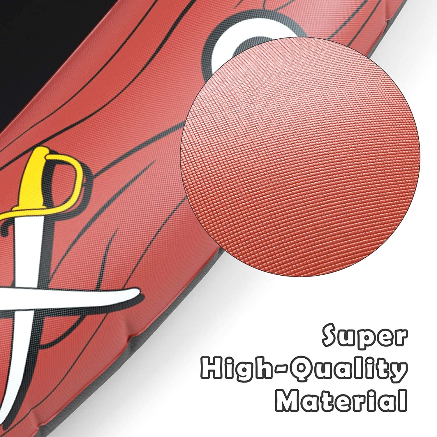 สระน้ำเป่าลมพร้อมสปริงเกอร์ Jasonwell Pirate Ship Inflatable Kiddie Pool with Sprinkler