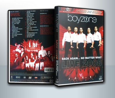 Boyzone Live 2008 Back Again No Matter What ( 1 DVD )