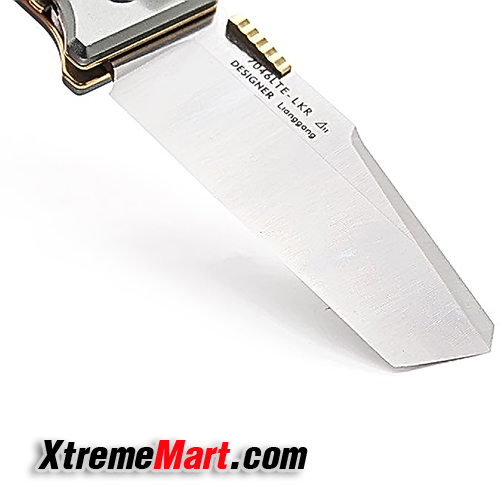มีดพับ มีดพับเอนกประสงค์ Sanrenmu 7046LTX-LKR-T3 Stainless Steel Folding Knife (ด้ามสีเงิน)
