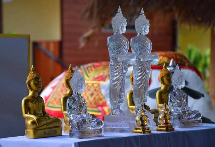 รูปหล่อ หลวงพ่อศักสิทธิ์ วัดท่าซุง (พระบูชา ขนาดตั้งบูชา หน้าตัก5นิ้ว สูง8นิ้ว) ปี2561 - หลวงพ่อเล็ก วัดท่าขนุน ร่วมปลุกเสก