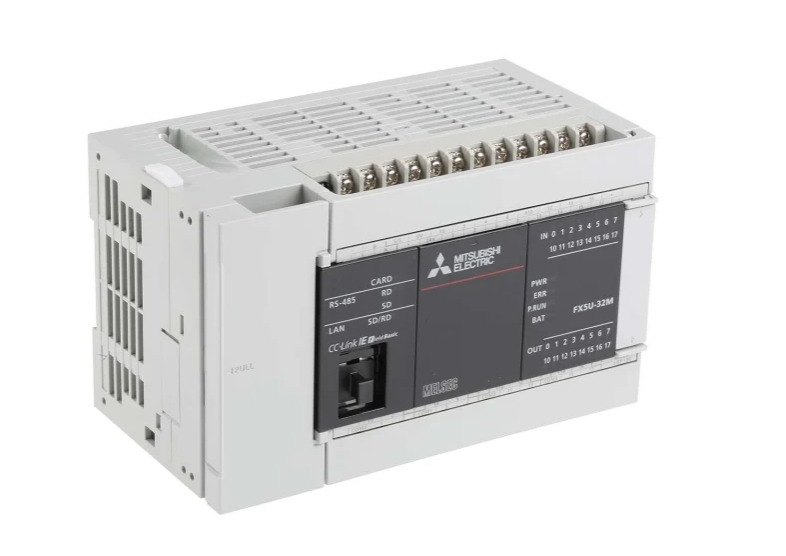 MITSUBISHI PLC MODEL:FX5U-32MR-ES 16 Inputs, 16 Outputs, Relay