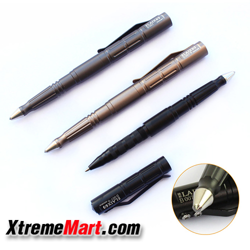 ปากกาต่อสู้ Tactical Pen LAIX B007 Tactical Survival Ballpoint Pen Tungsten Steel Pen Point Multi-function Self-defense Pen (สีทอง)