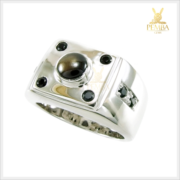 แหวน BlackStar Sapphire เท่อย่างมีสไตล์ ใส่ได้ทุกๆ วัน แหวนพลอยแท้